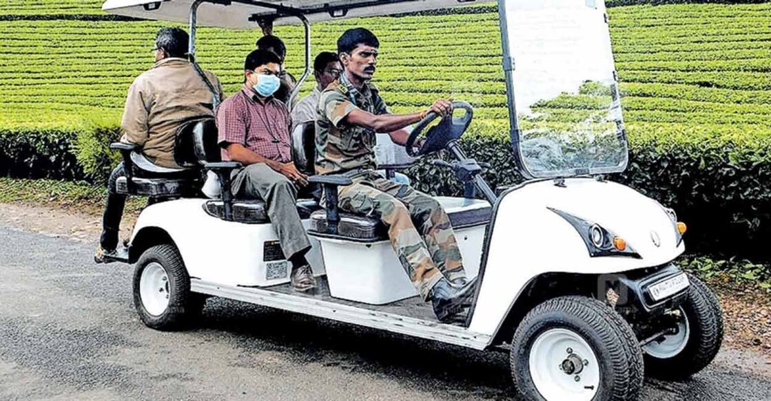 The forest officials have introduced two new buggy cars for Rajamala visitors.