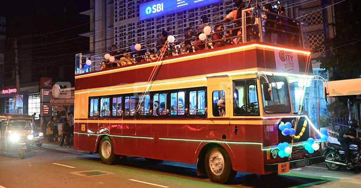 ksrtc double decker bus
