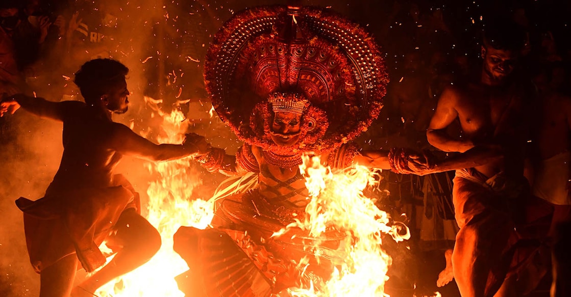 The Kandanar Kelan Theyyam. Photo: Manorama