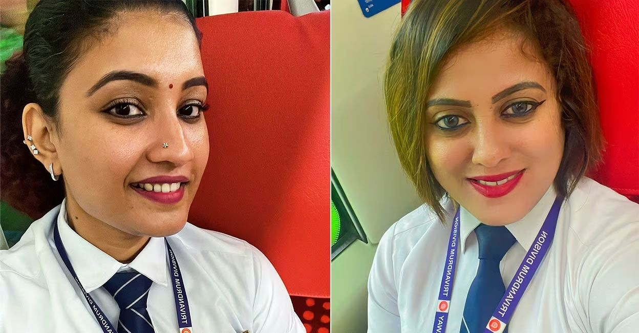 Meet Dayana Clinton and Shijina Rajan, the stars in the video, who might probably be the ones who have travelled the most in the semi-high-speed trains in the state. Photo: Manorama