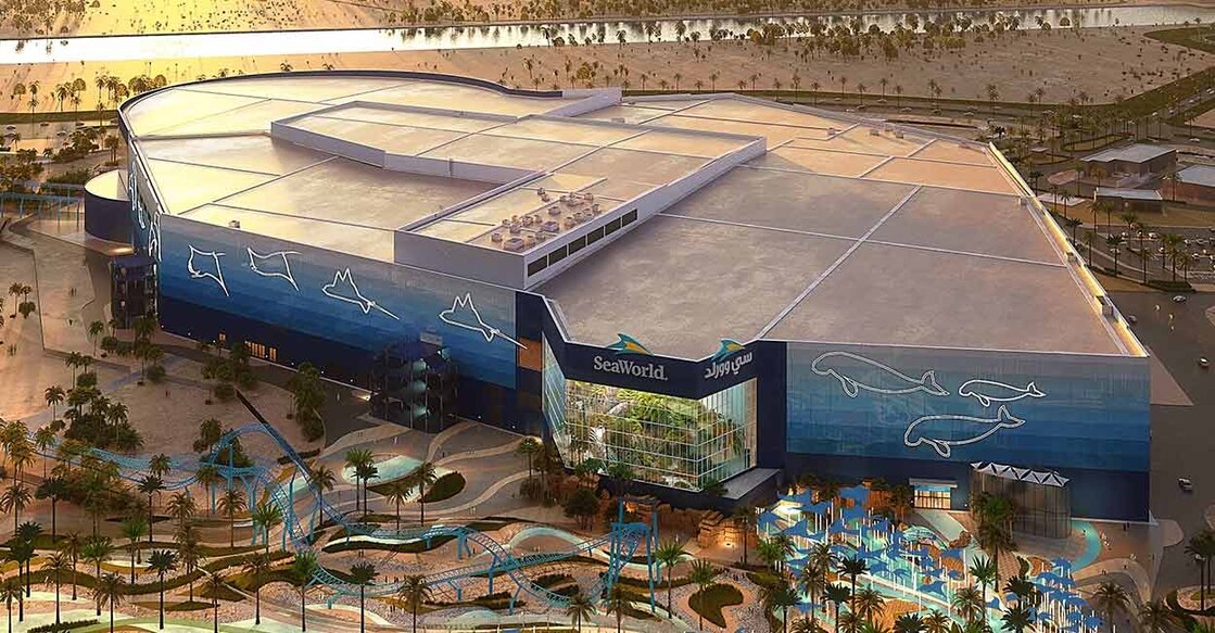 The facility will be spread across 1.83 lakh sqm on five floors and showcases the perfect chemistry between land and the oceans. Photo: www.seaworldabudhabi.com