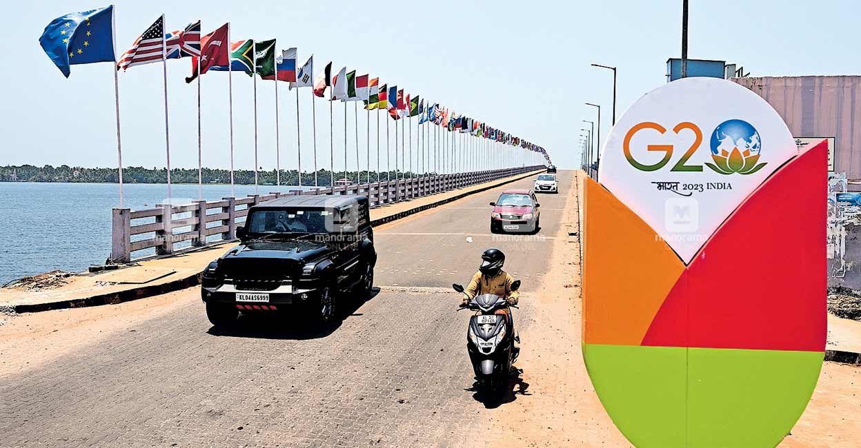 kottayam-g20 While the main programmes of the meet are scheduled on March 30, 31 and April 1, cultural events and a boat trip are among the engagements planned on April 2. Photo: Manorama