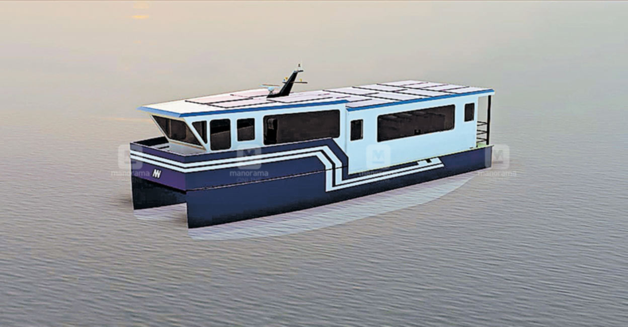 electric-boat-alp The model of the boat that will be in service from July. Photo: Special Arrangement