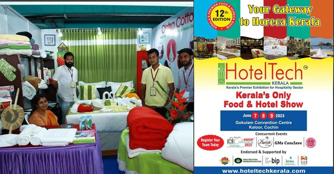 The show will focus on the products and services required by hotels, resorts, restaurant and catering sectors. Representative image/Hoteltech Kerala website