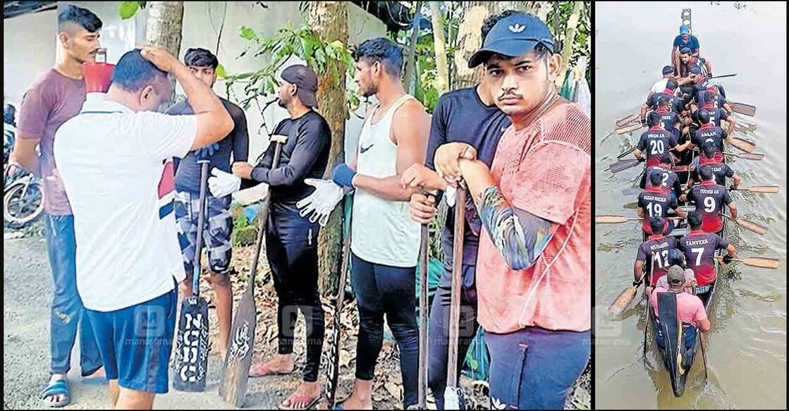 They have also arranged special camps and food too for the rowers. Photo: Manorama