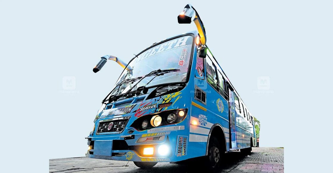 The service, operated by the Sangeeth Tours and Travels in Kannadipparambu-Kannur Hospital route, provides its passengers with a comfortable travel experience in an air-conditioned coach, and that too at normal rates. Photo: Manorama