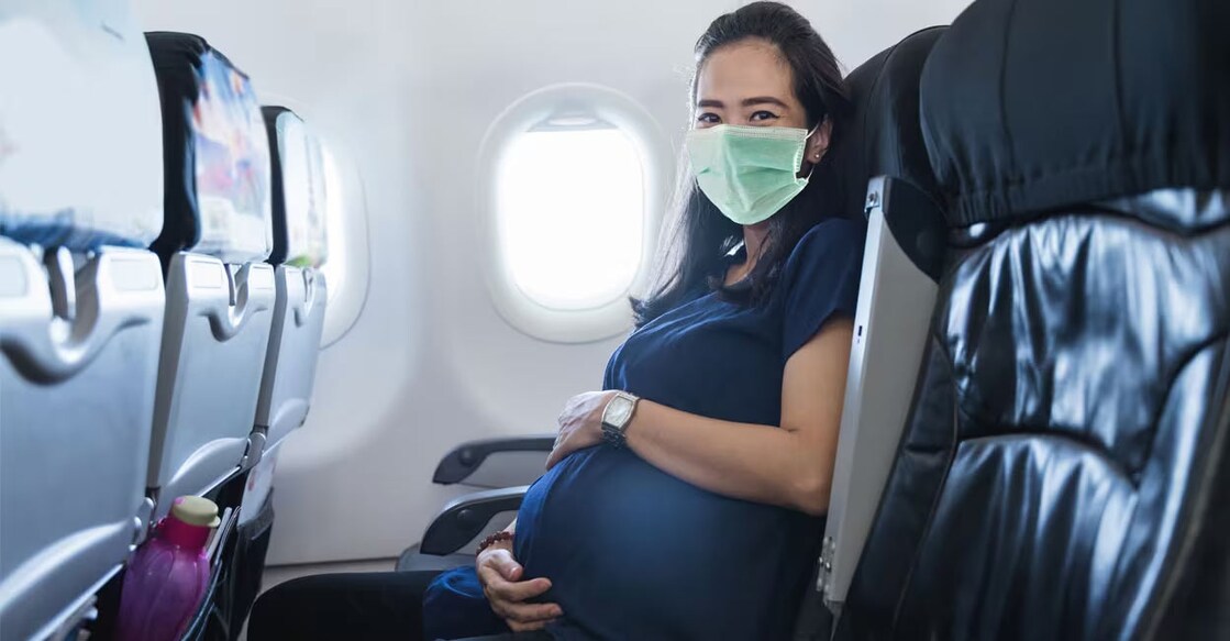 Pregnant women travelling by air after 28 weeks should carry a medical certificate from their doctor.  Photo: Shutterstock/Odua Images