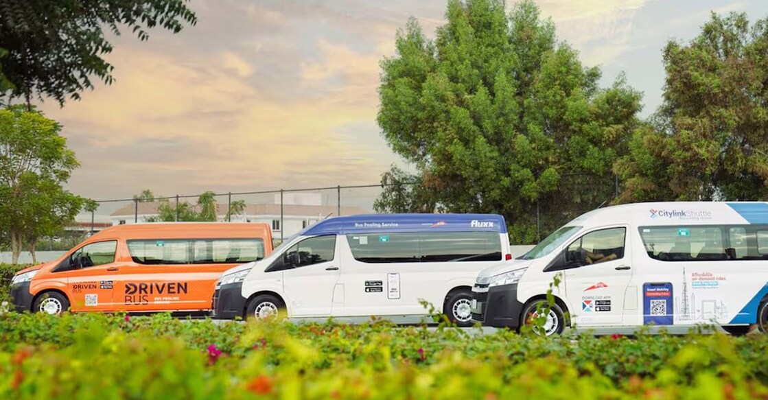 Minibuses can be booked on a daily, weekly or monthly basis. Photo: Dubai Media Office