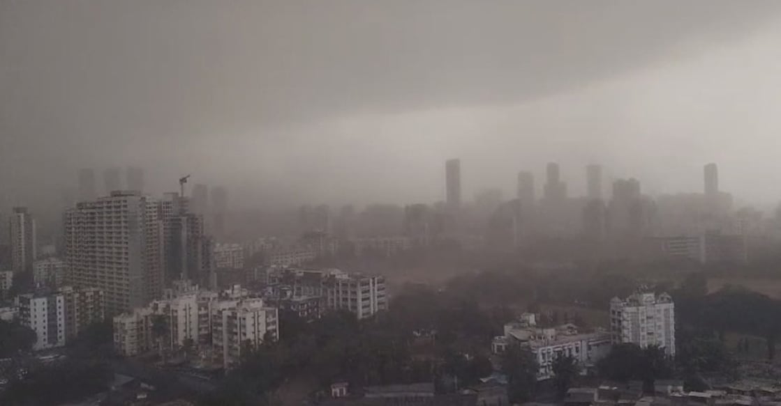 Metro services were suspended between Aarey and Andheri East metro stations after a banner landed on the overheard wire due to strong winds, a spokesperson from Metro Rail said. Photo: IANS