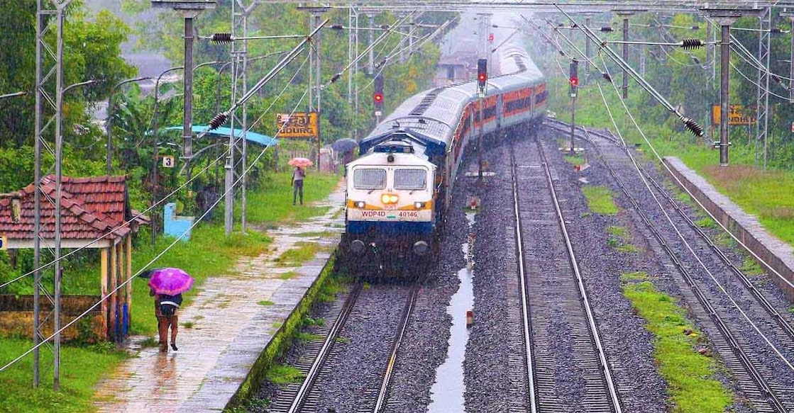 Incidents of landslides and boulder collapse occur every year during the monsoon season on the Konkan Railway route. Representative image/ X/@Konkon Railway