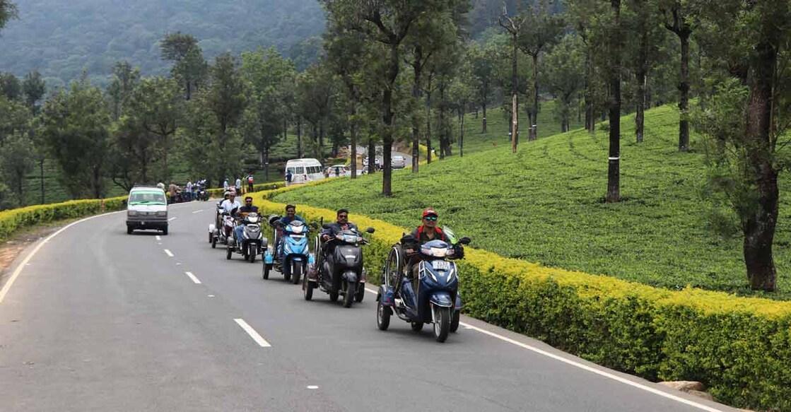 The 'Kombans' during one of their trip. Photo: Special Arrangement