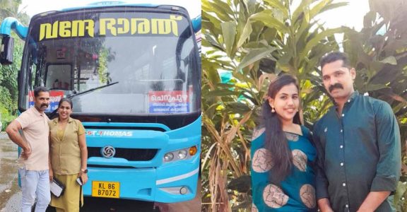 This 'Vande-Bharat' is helmed by husband and wife in Kannur