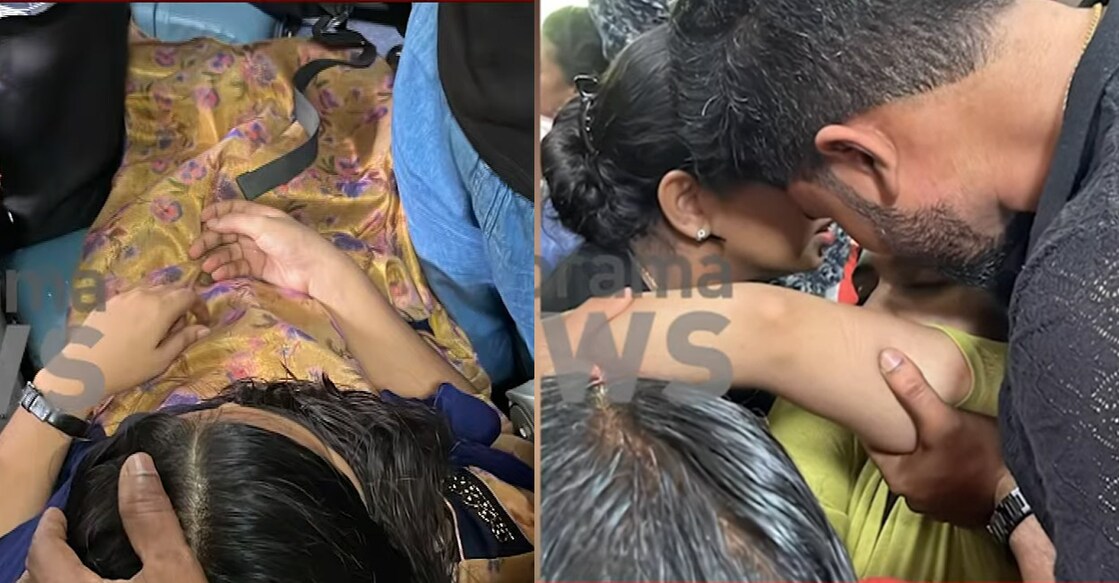 Two women fell unconscious between the Kottayam and Ernakulam North stations on the train. Photo: Manorama News