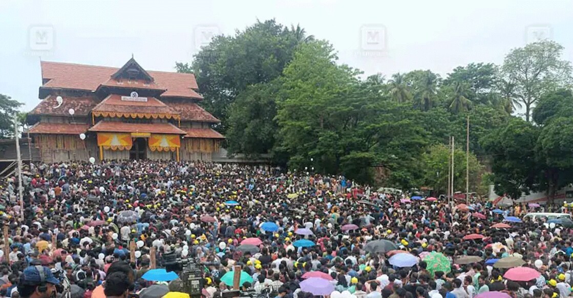 People from across Kerala and beyond take part in the festival. Photo: Manorama