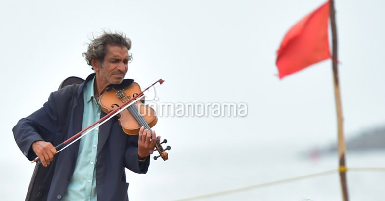 You may have met this old man at Kollam beach You may have met this old man at Kollam beach