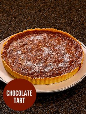 Chocolate tart: A sumptuous Christmas dessert