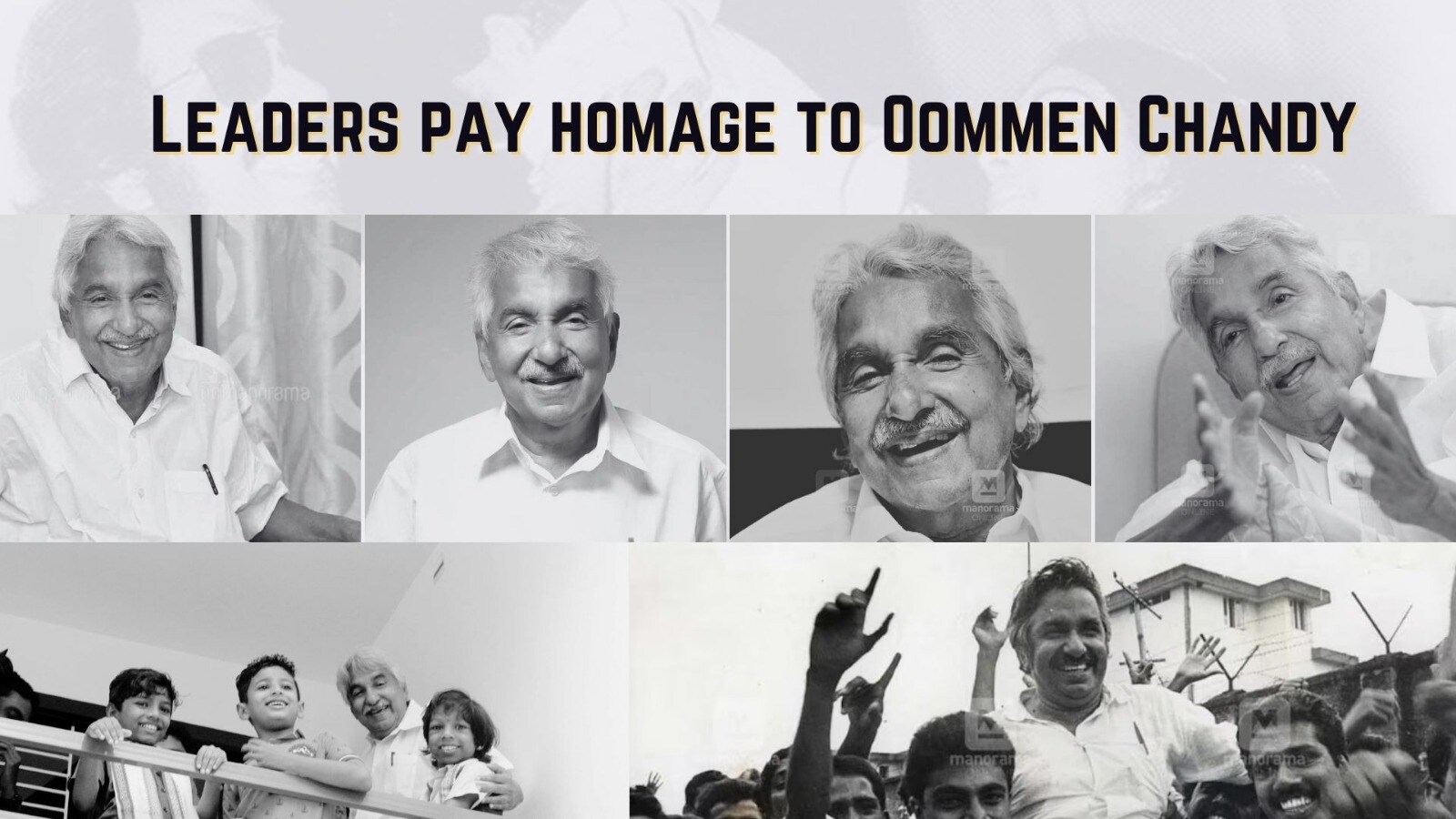 Remembering Oommen Chandy Kerala political leaders pay homage to