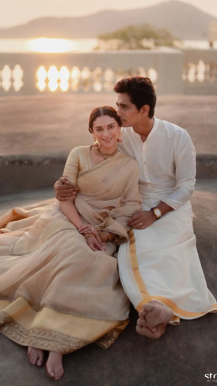 After years of dating, Aditi Rao Hydari and Siddharth have officially become husband and wife in a charming and intimate ceremony.