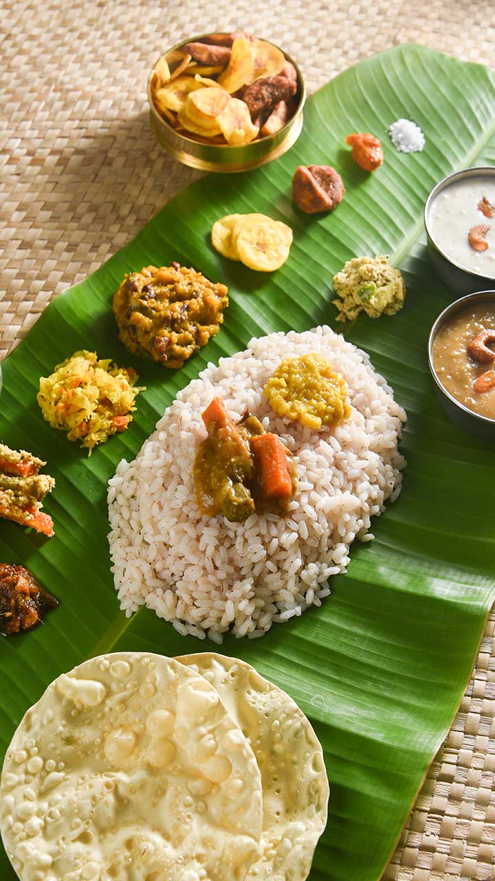 Traditional food to celebrate Kerala Piravi