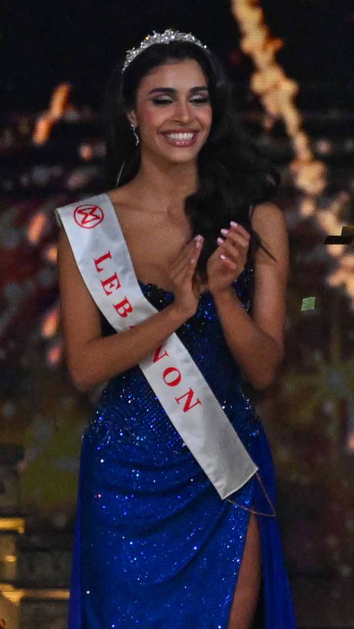 Miss Lebanon Yasmina Zaytoun has been named the first runner-up at the Miss World pageant which was hosted by India after a hiatus of 28 years.