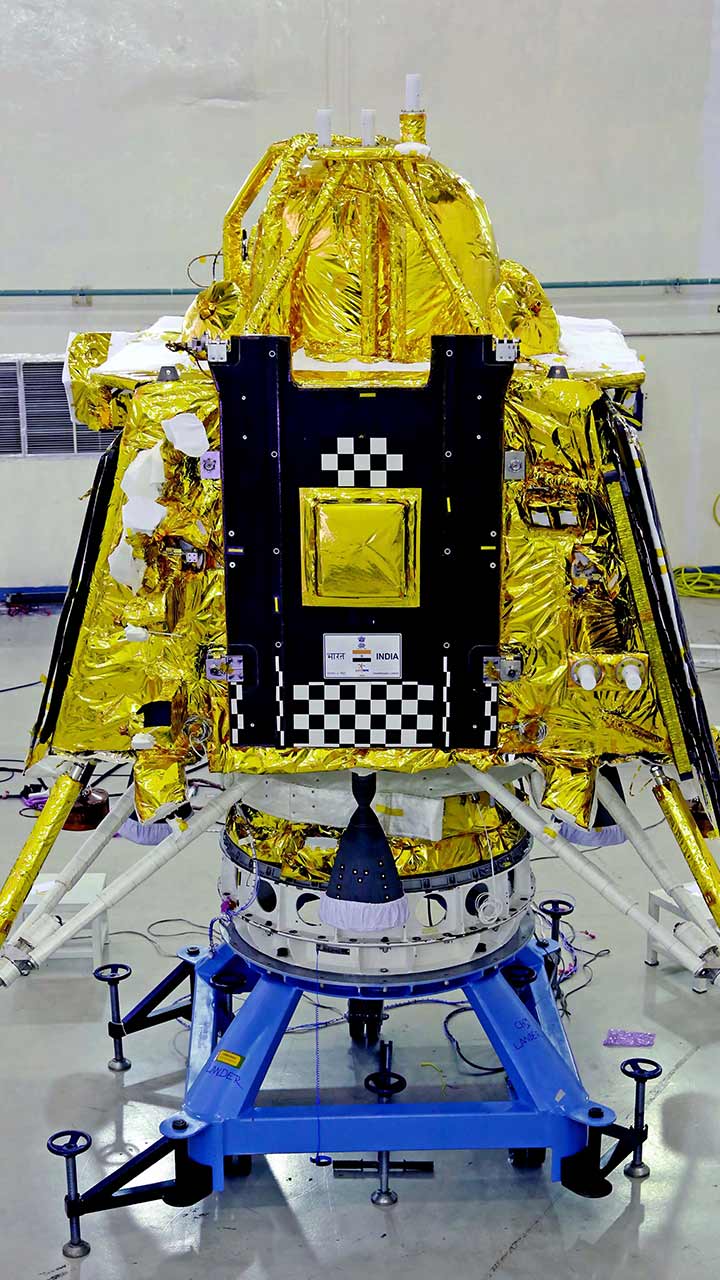 Chandrayaan-3 comprises of a lander, rover and propulsion module. Chandrayaan's lander Vikram is named after Vikram Sarabhai