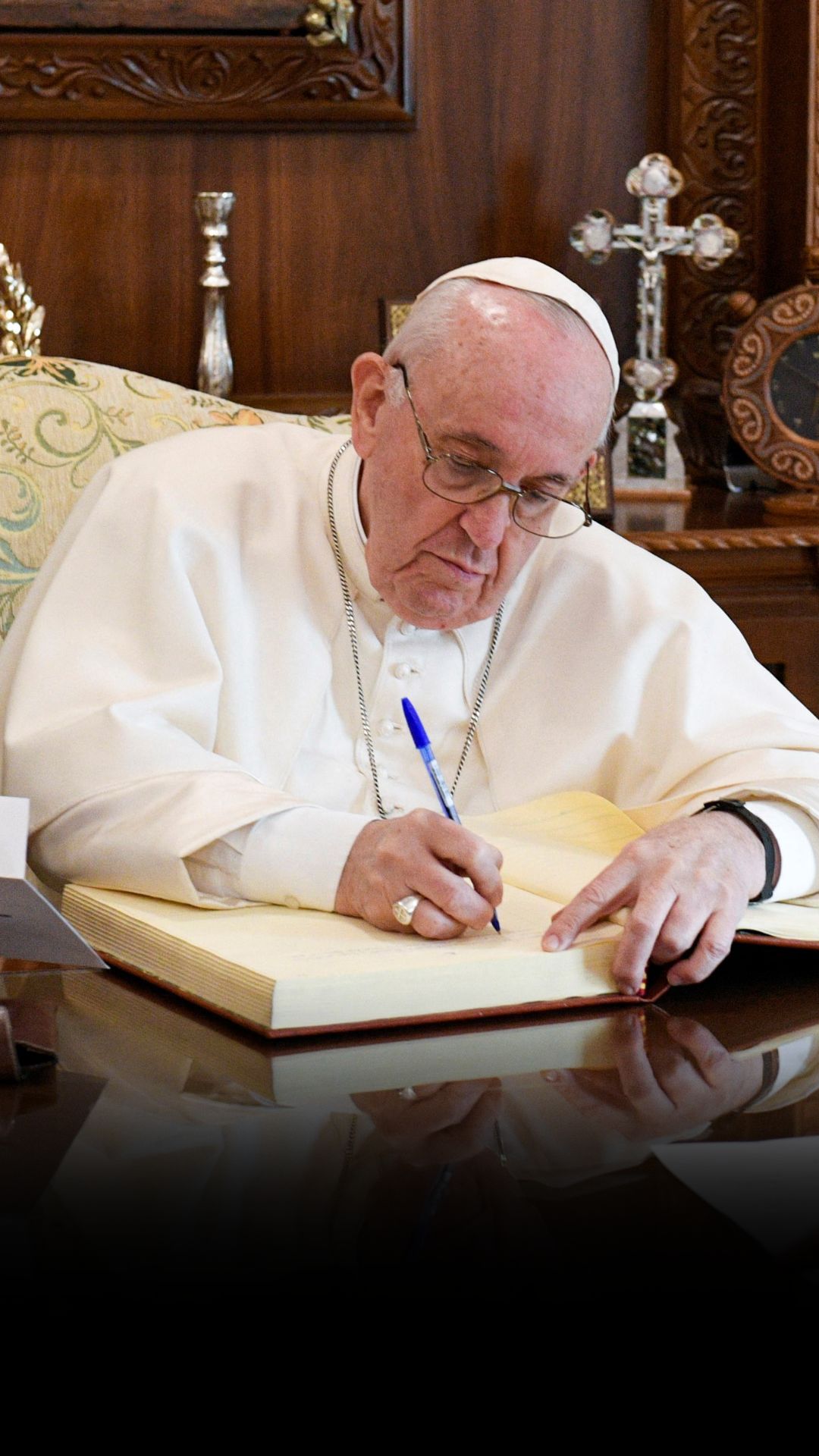 'If someone is gay and is searching for the Lord and has good will, then who am I to judge him?'