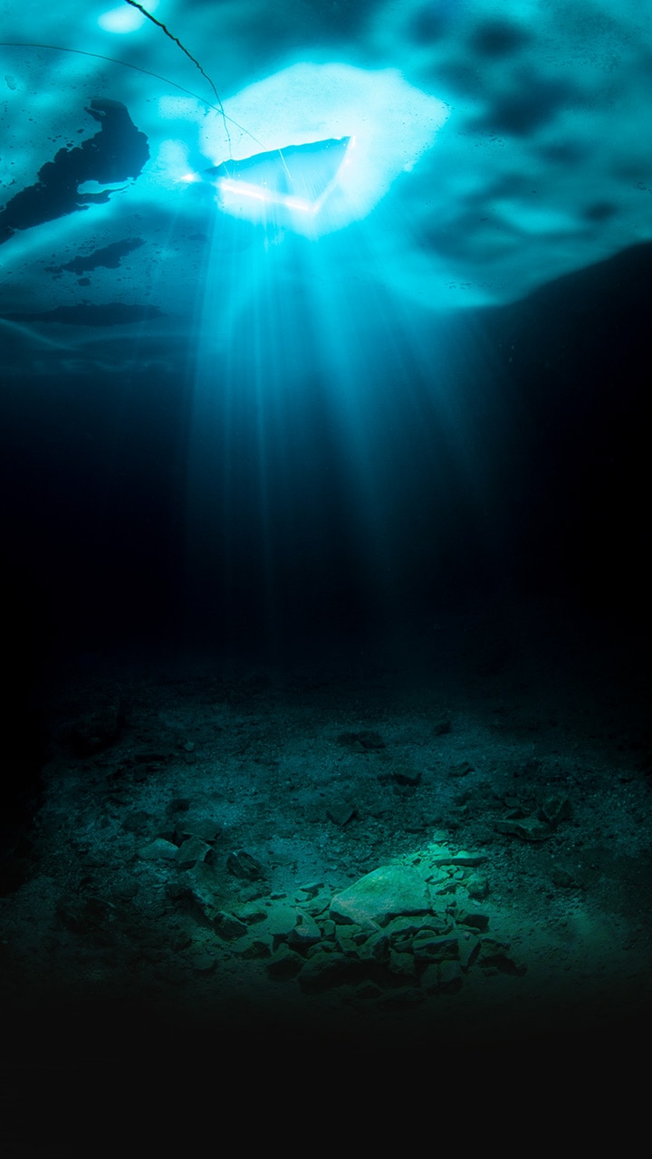 Ice diving is a form of adventure tourism activity that takes place under ice, typically in frozen lakes or seas. 