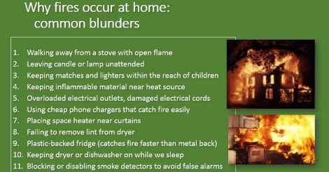 Fire safety: what to do, what not to do
