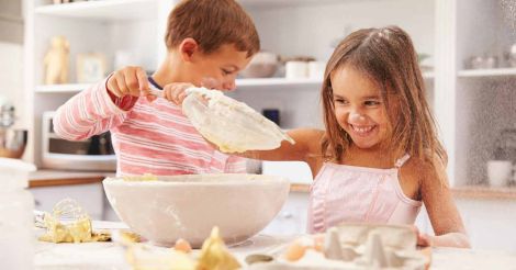 Kids baking