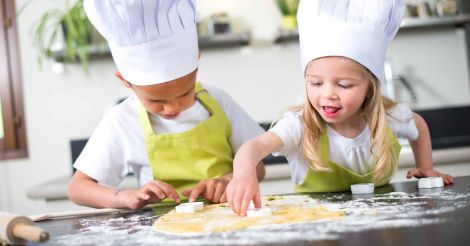 Kids baking