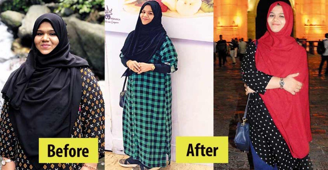 'This is my answer to some people,' says Sajna after losing nearly 30kg