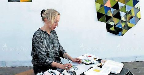 From Fort Kochi to Stockholm, with colorful canvases and a puttu steamer