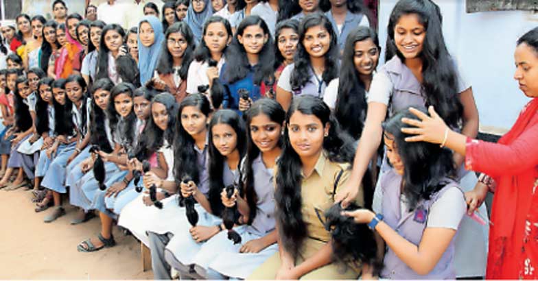Tress therapy: These schoolgirls (and a boy) sport short hair for a cause