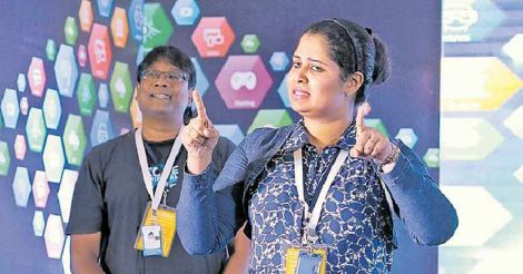 Hearing impaired entrepreneur's startup wins applause at Huddle Kerala