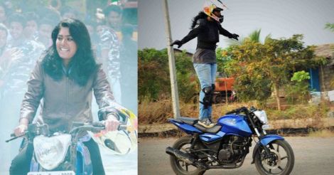 No stunt this! Woman software pro doubles up as a stunt rider 