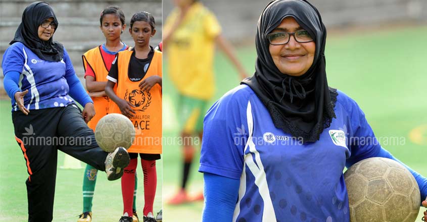 Muslim woman ducks odds to stay on soccer field 