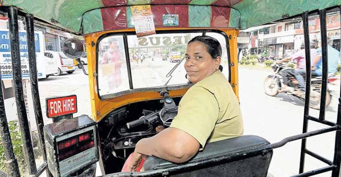 Lady driver survives testing times on road, off it
