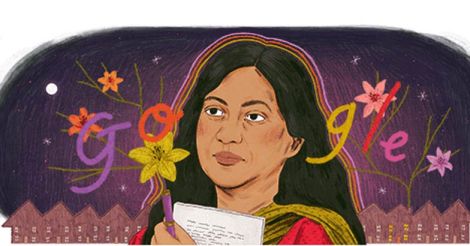 Google tribute to Kamala Das is an engrossing doodle