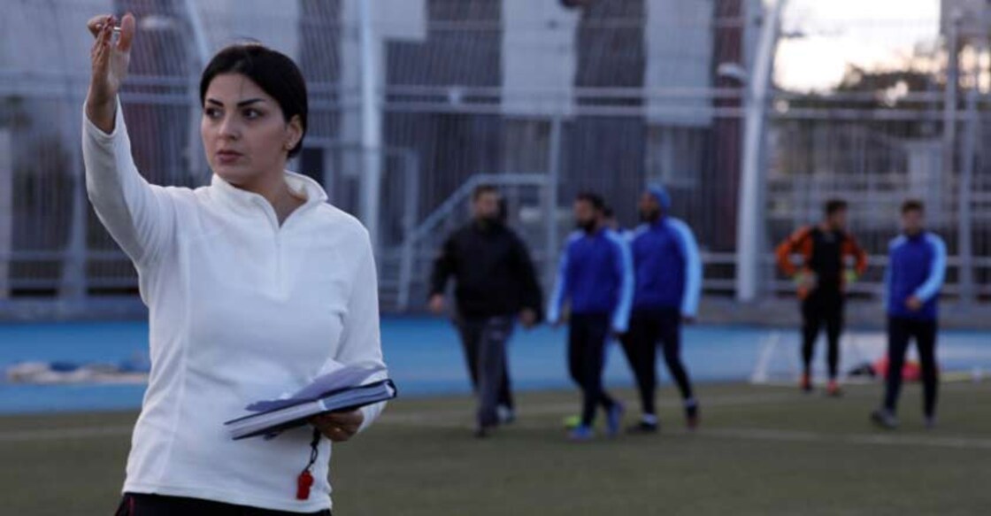 Woman coach scores wins for Syrian men's team