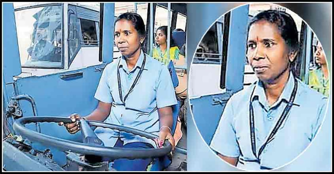 Here's the first woman to drive a KSRTC superfast bus Here's the first woman to drive a KSRTC superfast bus