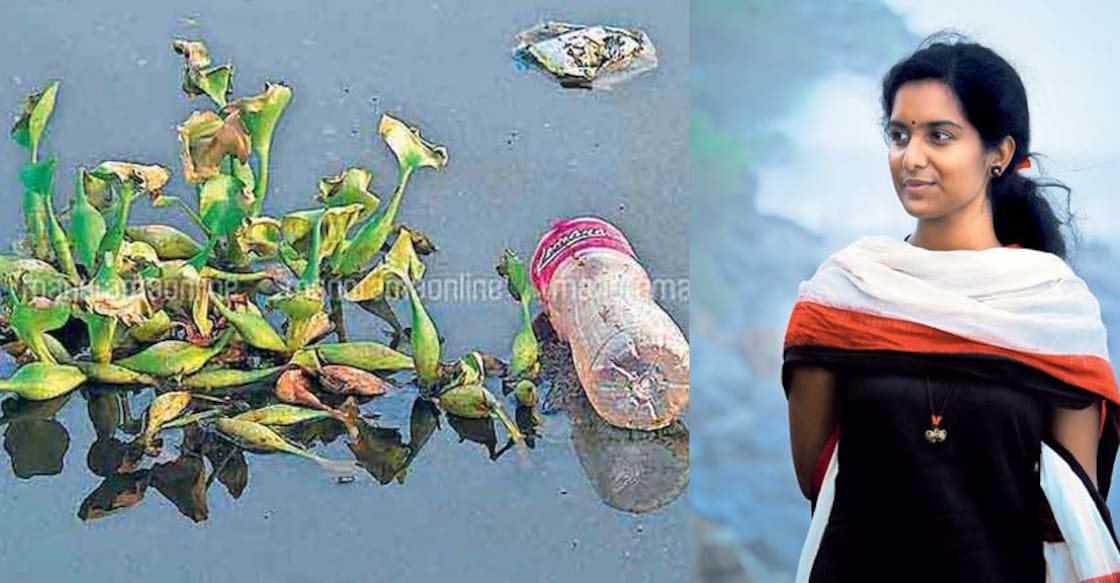 A young lady on a mission to save Ashtamudi Lake