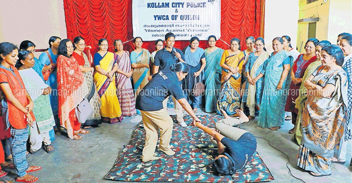 Now, YWCA in Kollam imparts self-defence training for women
