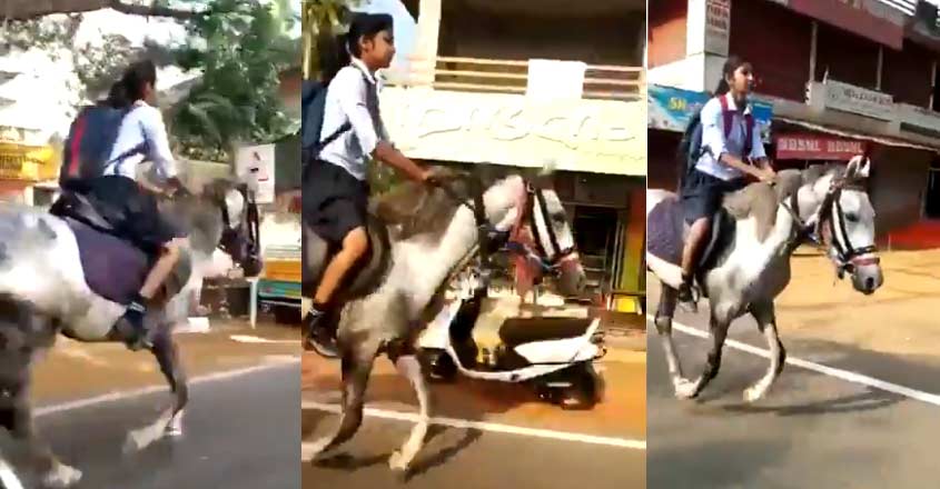 Horses are her passion for this Kerala teenage schoolgirl Horses are her passion for this Kerala teenage schoolgirl