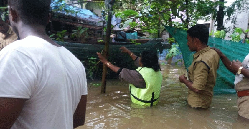 First woman rescuer of 2018 floods Renjini recalls her efforts First woman rescuer of 2018 floods Renjini recalls her efforts