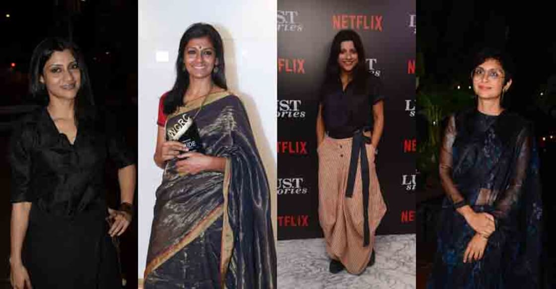 From left: Konkona Sen Sharma, Nandita Das, Zoya Akhtar, and Kiran Rao