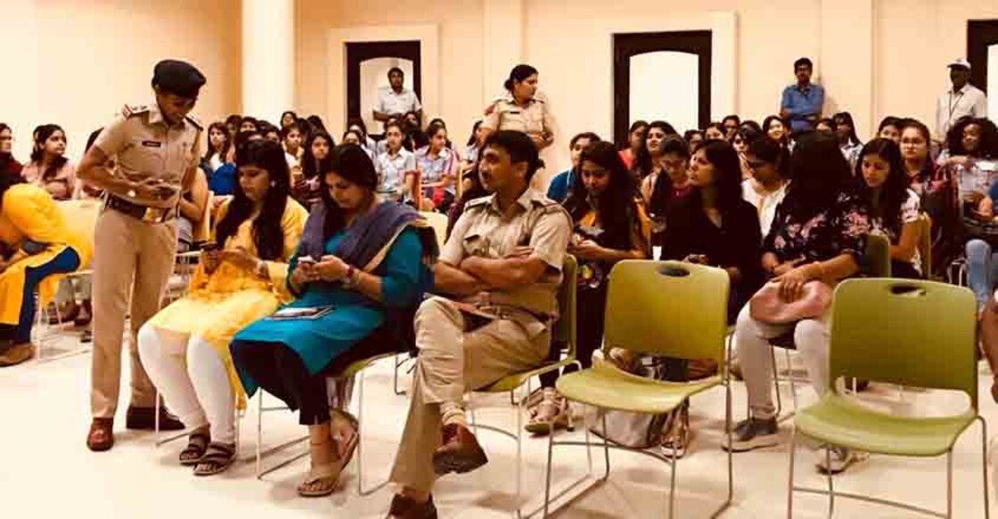 Women safety awareness drive held in Gurugram.