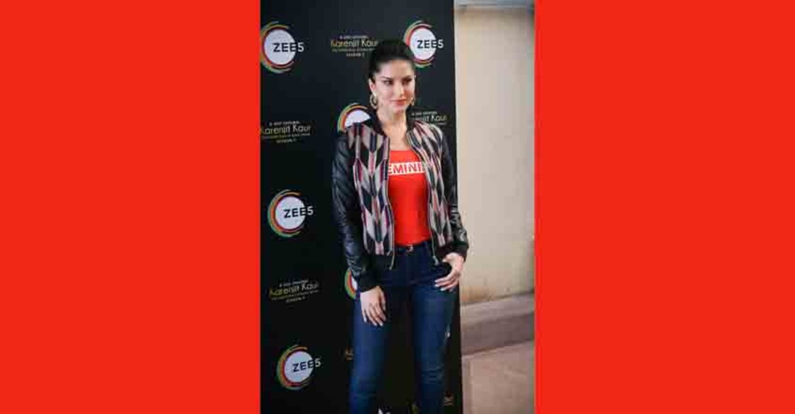 Mumbai: Actress Sunny Leone seen at Mumbai's Juhu on Sept 17, 2018. (Photo: IANS)