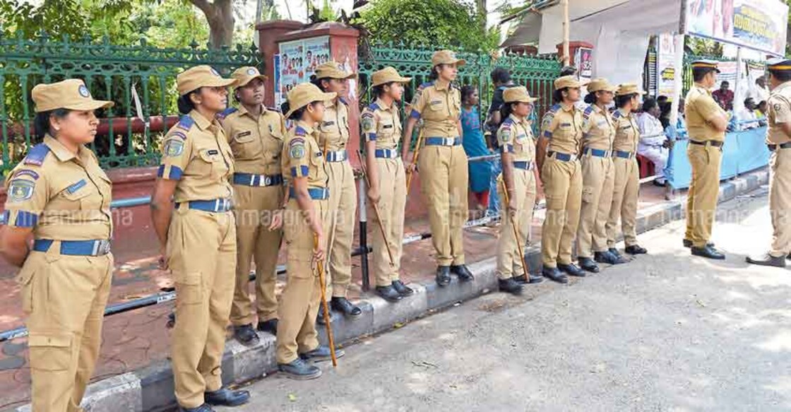 Kerala police add women power to man the streets of TVPM