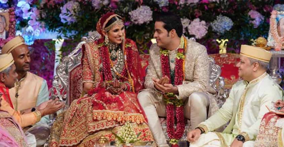 Akash Ambani –Shloka Mehta wedding begins Akash Ambani –Shloka Mehta wedding begins