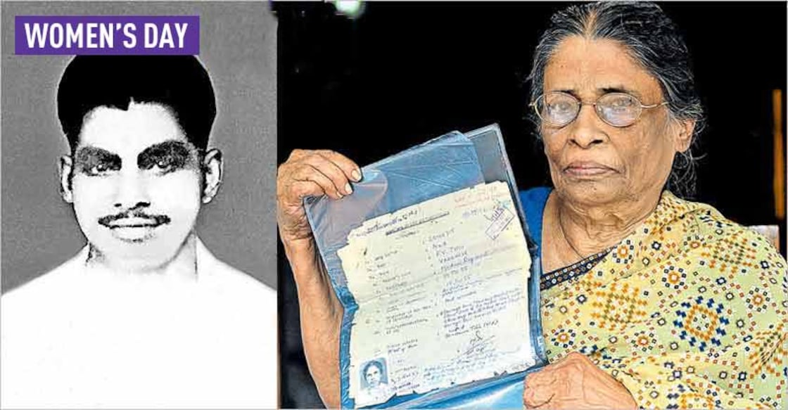 Saramma, a war widow who never saw her husband’s body Saramma, a war widow who never saw her husband’s body